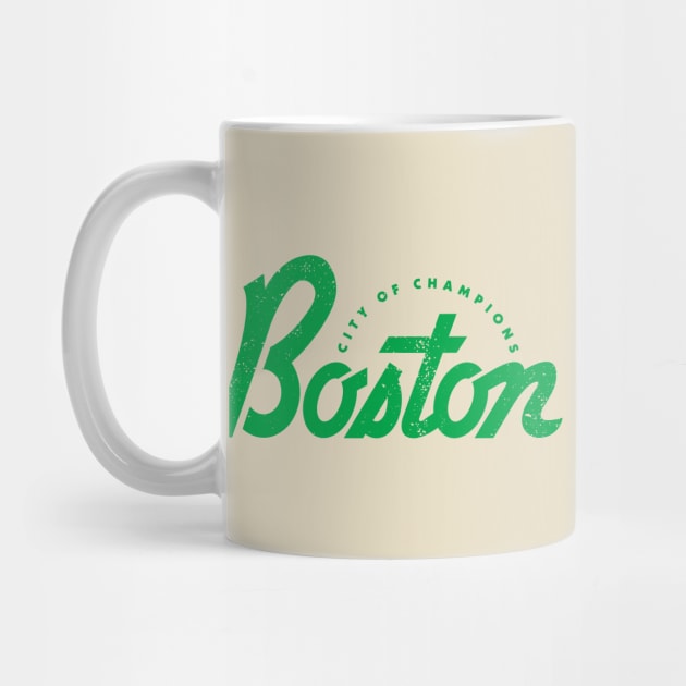 Boston - City of Champions (Green) by deadmansupplyco